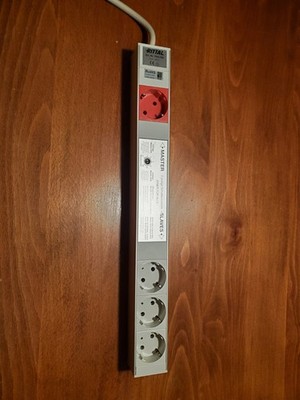 Rittal 19'' 7240.250 Steckdosenleiste Master Slave 2polige Schaltautomatik 16A