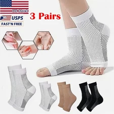 Hot Neuropathy Socks For Women and Men, 3 Pairs Sooth Compression Socks Relief++