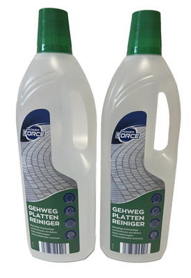 (2x1000ml) POWER FORCE -BETON -GEHWEG -PLATTEN REINIGER Beseitigt Grünbeläge und