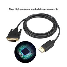 1.8M To DVI Adapter DisplayPort Display Port To DVI Cable Adapter Conver BVLU