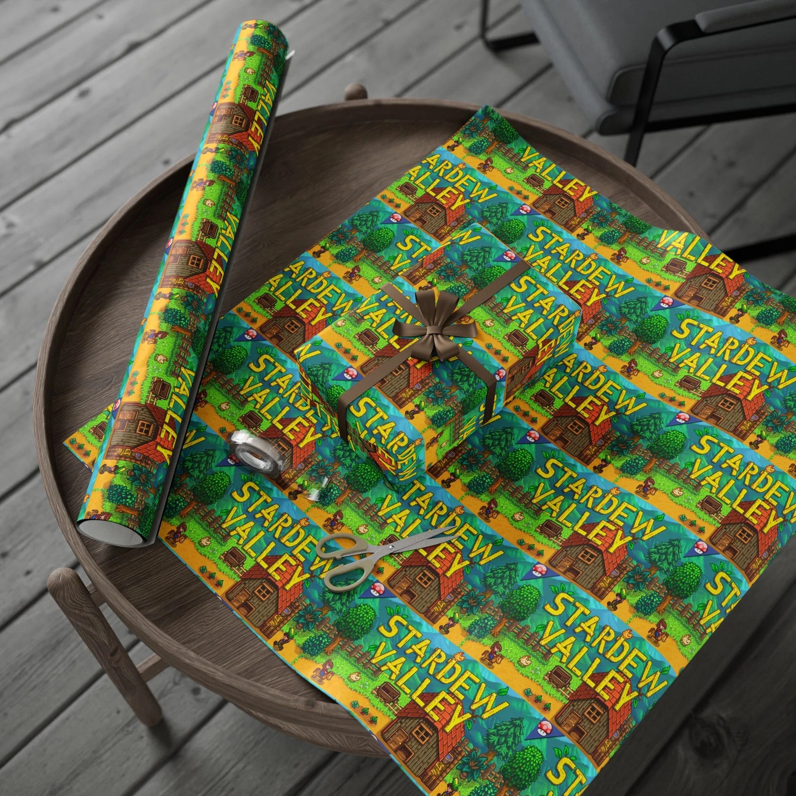 Stardew Valley PC Video Game Holiday Birthday Gift Wrapping Papers Christmas