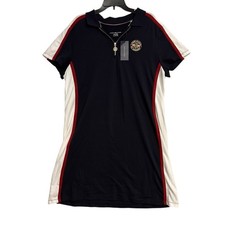 NWT Tommy Hilfiger Women XL Cotton Casual Short Sleeve Logo T Shirt Dress