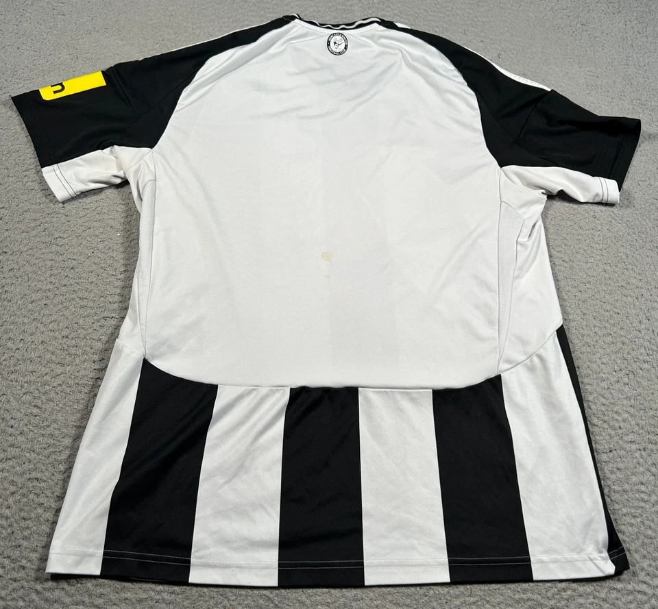 Adidas Newcastle United Jersey Mens XL Black Striped F.C. 24/25 Home Aeroready - Image 2 of 4