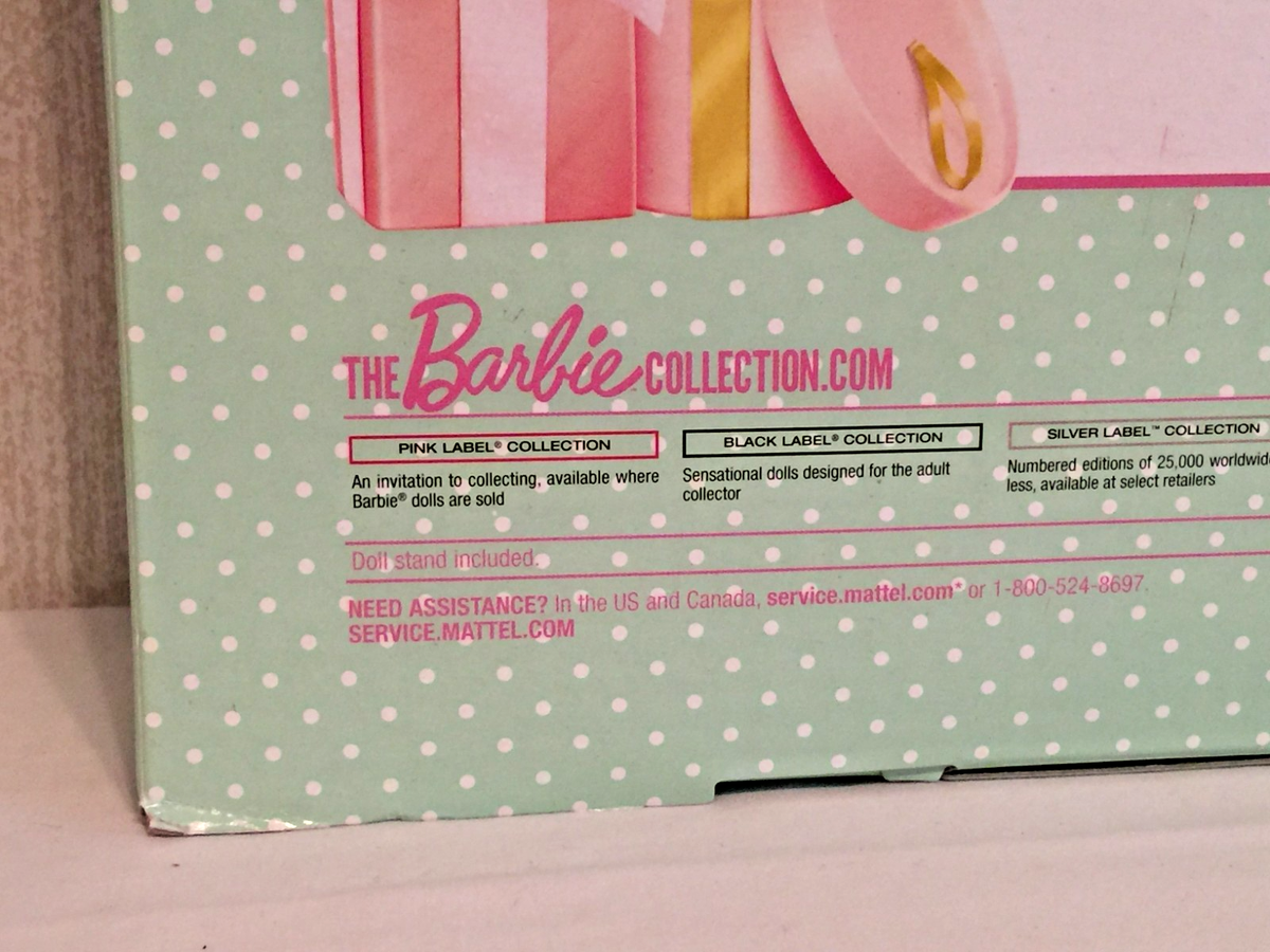 2015 Mattel 2016 Birthday Wishes Barbie - Pink Label - NIB (B67