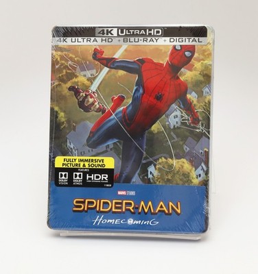 Spider-Man: Homecoming - 4K Ultra HD + Blu-ray Steelbook - Brand New