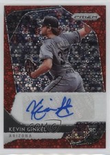 2020 Panini Prizm Rookie Quick Pitch Red Donut Circle 3/35 Kevin Ginkel Auto 1b3