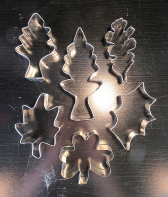 6 Various Shape Leaf Leaves Cookie Cutters Autumn Tree Clover