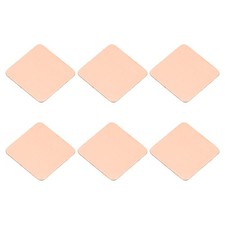 6 Pcs Heatsink Copper Pad Shim IC Chipset GPU Thermal Heatsink 15x15x0.4mm 