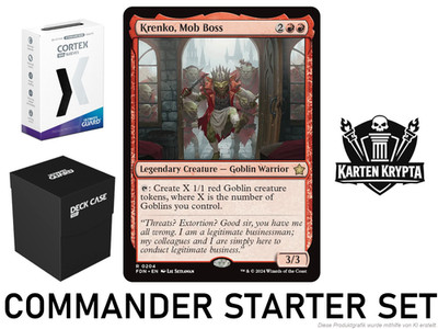 MTG Commander Deck I Krenko Mob Boss I EDH I Ready to play I 100 Cards I English