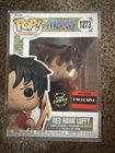 Funko Pop! Animation: Red Hawk Luffy Glow Chase AAA Anime Exclusive