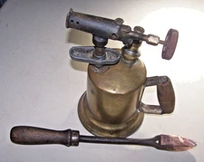 Blow Torch, OTTO BERNZ Vintage Blow TORCH, All Brass Tank, USA