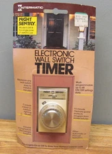 Vintage INTERMATIC Night Sentry Model EJ341B Electronic Wall Switch Timer NOS