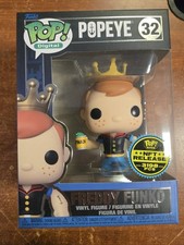 Funko Pop! Freddy Funko As Popeye #32 Digital Droppp! Royalty w/  Pop Protector