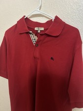 Burberry London Men's Polo Shirt Size Large