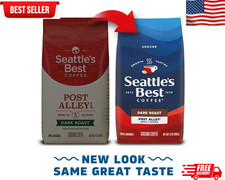 Seattle's Best Coffee Arabica Beans Post Alley Blend, Dark Roast, Ground 12 oz