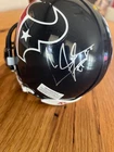 Texans Andre Johnson, Jabar Gaffney and Corey Bradford Signed Speed Mini Helmet