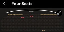 4 SEATS The Odyssey IMAX 70mm Lincoln Square Thurs 9/10 10AM B18-B19 C25-C26
