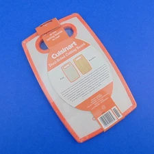 Cuisinart Dual-Sided Poly & Bamboo Cutting Board Durable Countertop Protection