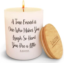Friendship Candle Presents for Friends - Scented Candle - Funny Gifts for Home -