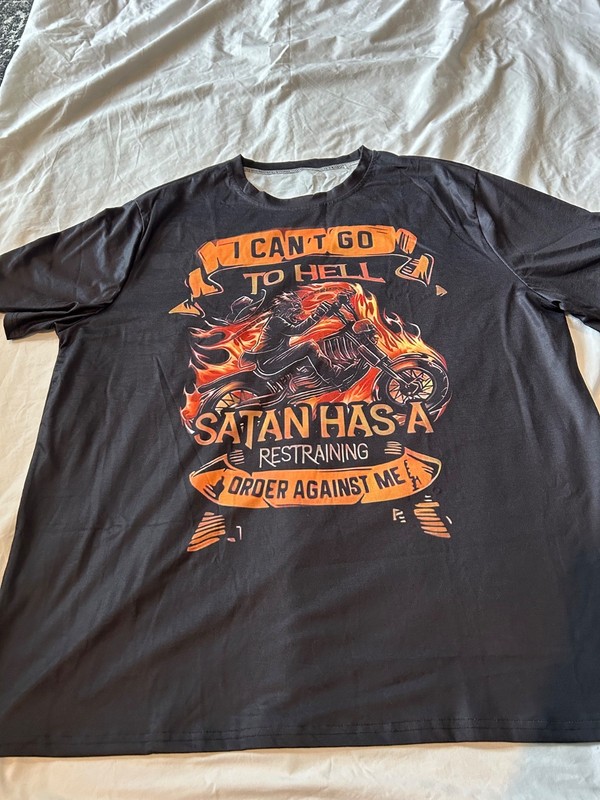 Novelty Biker T Shirt 2X