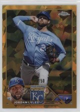 2023 Topps Chrome Update Sapphire Edition Gold 21/50 Jordan Lyles #USCS190 2o0