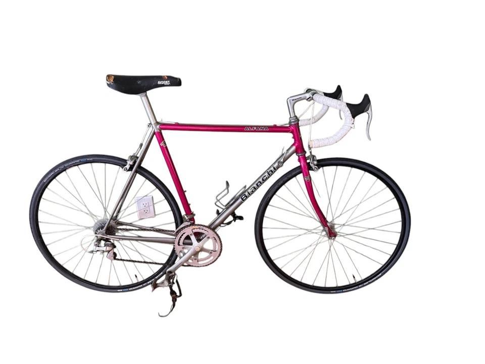 Bicicleta Bianchi Alfana 54 cm, pneus e tubos novos, 93, vermelha - Imagem 2 de 4