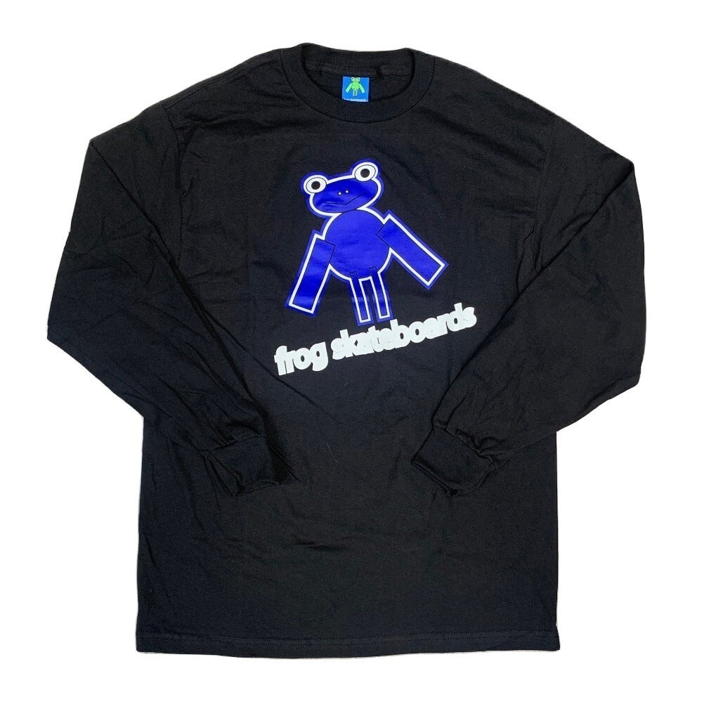 Совершенно новая мужская футболка с длинным рукавом Frog Perfect Frog, черная
