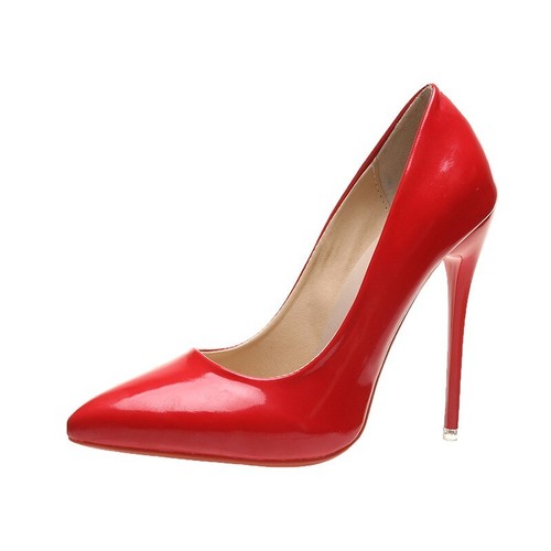 Damen Pumps High Heels Stiletto Elegante Lack Absatzschuhe 12cm Hoch Schuhe DE - Bild 6 von 14