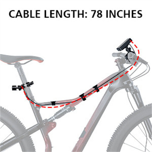 Rearview Bike Camera, Rechargeable, 1080P HD, 360&deg; Rotation, Color Night Vision