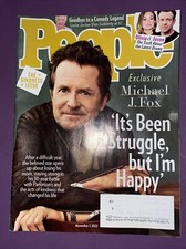 PEOPLE Magazine Nov. 7 2022 Michael J. Fox Leslie Jordan Olivia Wilde U2's Bono