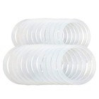 <!--F#f_0-->Silicone Jar Gaskets 10 PCS Rubber Seals Rings Airtight Silicone Replacement<!--F/-->