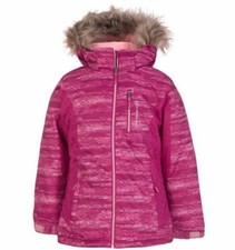 Free Country Girl's Hooded Boarder Jacket Coat - Faux Fur Hood   -   AB-11