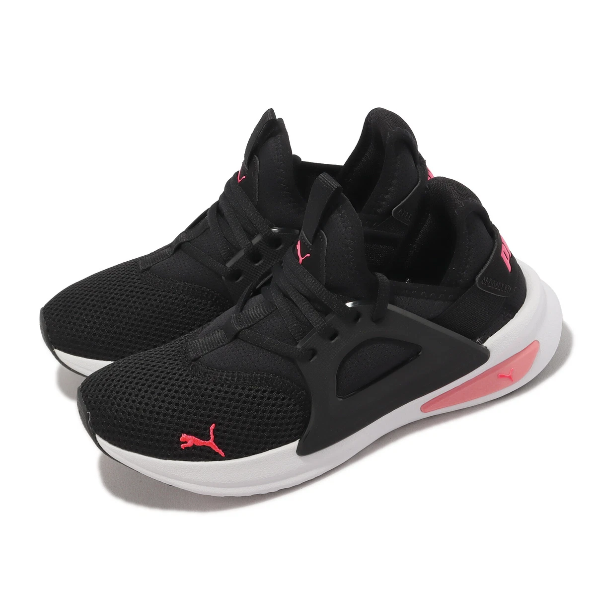 Puma Softride Enzo Evo Black Fire Orchid White Men Unisex Running