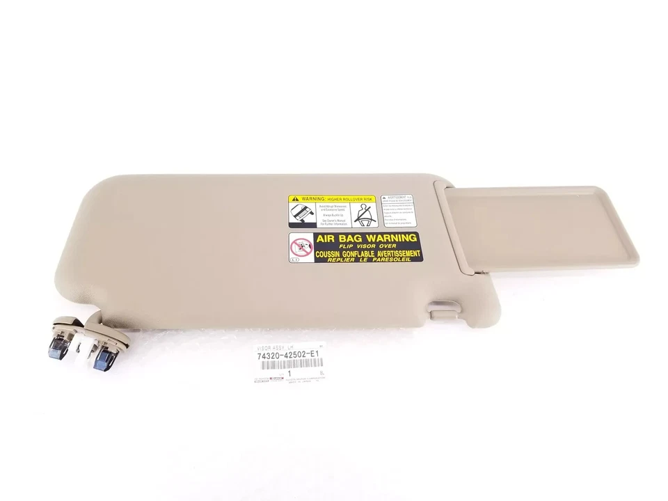 2006-2012 TOYOTA RAV4 Sun Visor Front Left Driver Side Beige 74320-42502-E1 Foto 4 de 4