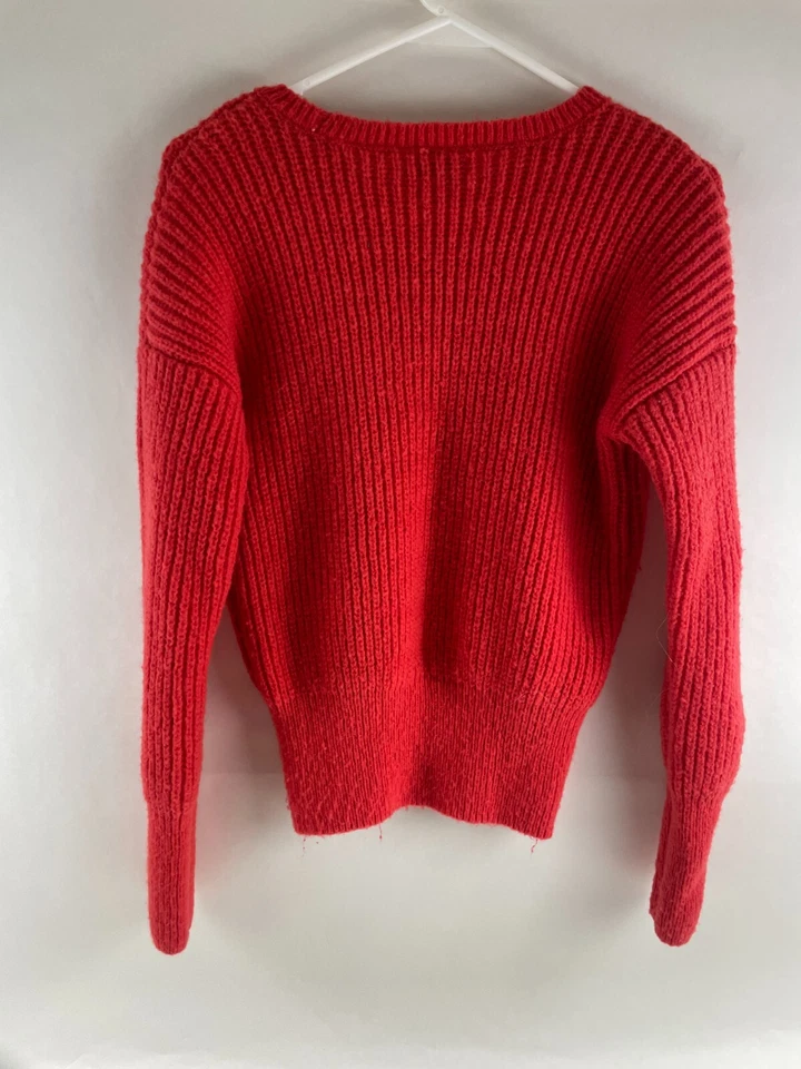 Suéter Sonoma, Para Mujer Talla Pequeña, Naranja, Rojo, Floral, Pullover Foto 2 de 4