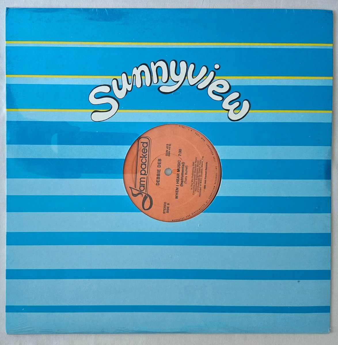 DEBBIE DEB / When I hear Music レコード FREESTYLE - DEBBIE DEB - WHEN I HEAR MUSIC - JAM PACKED RECORDS
