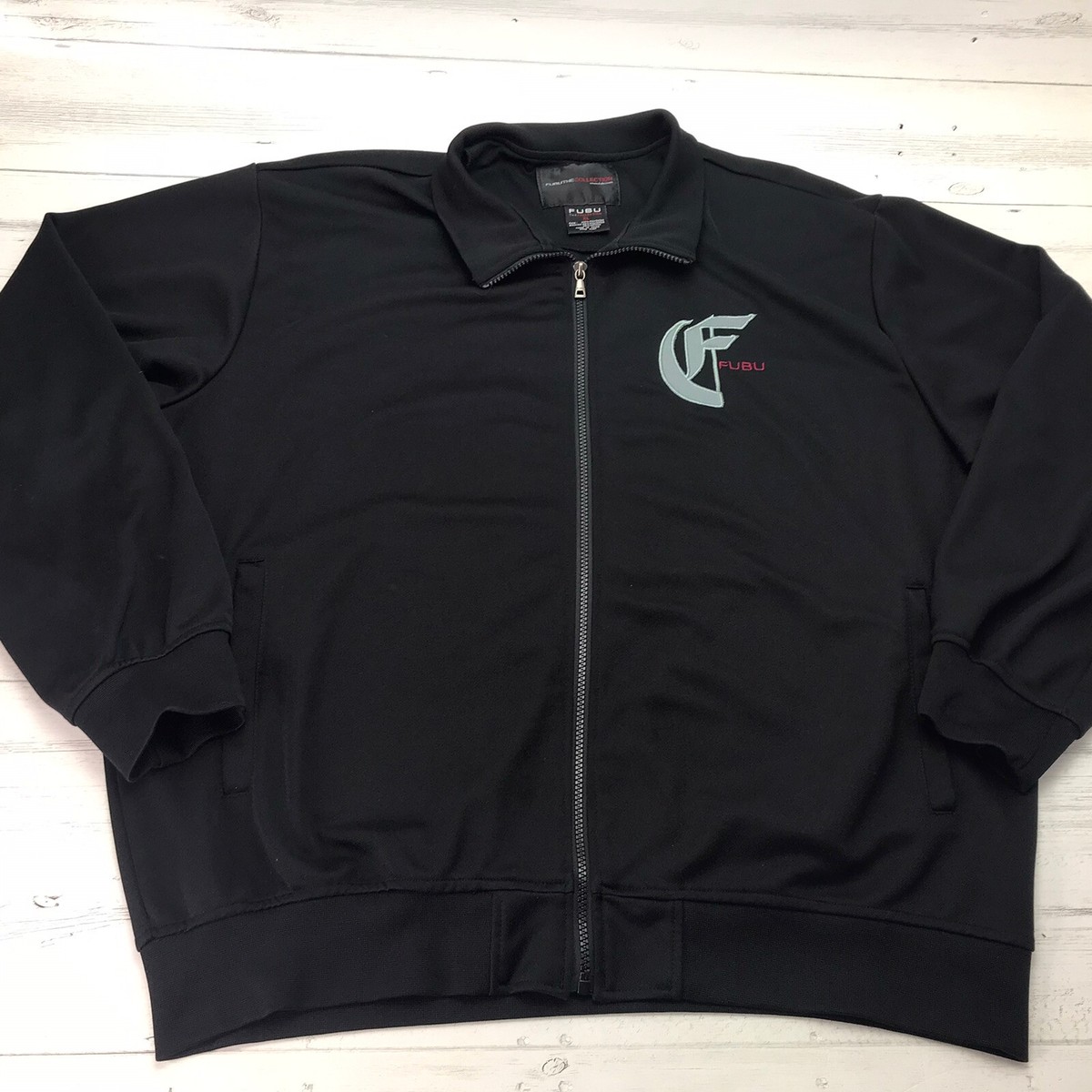 FUBU MA−1 FUBU MA−1 Vintage FUBU The Collection Mesh Baseball Button Jersey