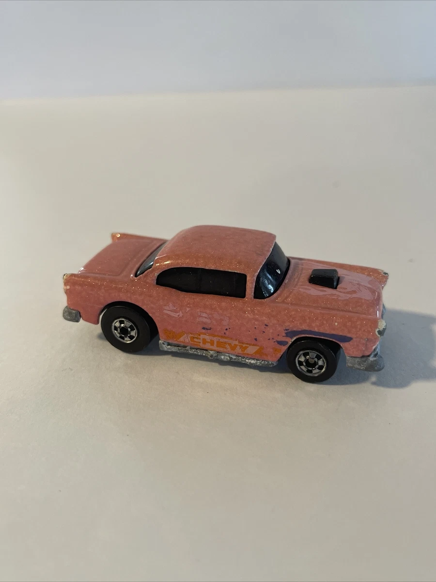 Hot Wheels 57 Chevy Die Cast Car Pink Sparkle 1978 Vintage Classic