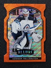 2020-21 Upper Deck Allure Hockey Orange Slice Die Cut Connor Hellebuyck!! 