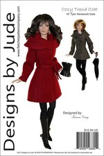 Cozy Trend Coat Doll Clothes Sewing Pattern 16" Tyler Wentworth Dolls Tonner