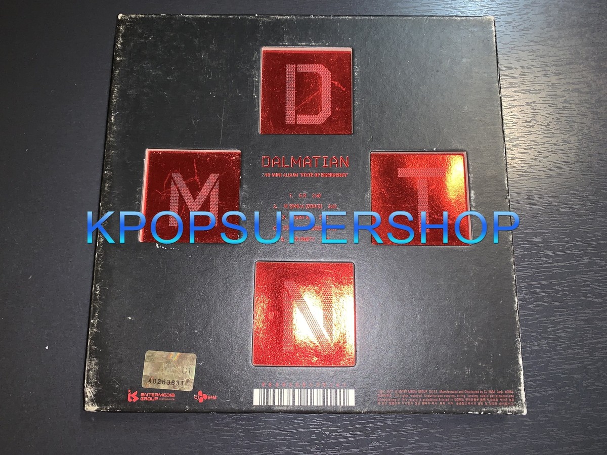 Dalmatian 2nd Mini Album State of Emergency Autographed Signed CD