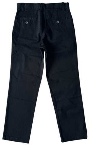 New Girls Polo Ralph Lauren Black 100% Cotton Logo Chino Pants Size 6 - Picture 2 of 10