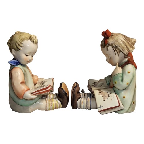 RARE 70th ANNIVERSARY GOEBEL Hummel "BOOKWORM BOY & GIRL” # 14/A & 14/B LTED '05 - Picture 7 of 24