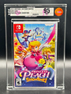 Princess Peach Showtime Nintendo Switch Early Print Sealed New VGA 95 Graded