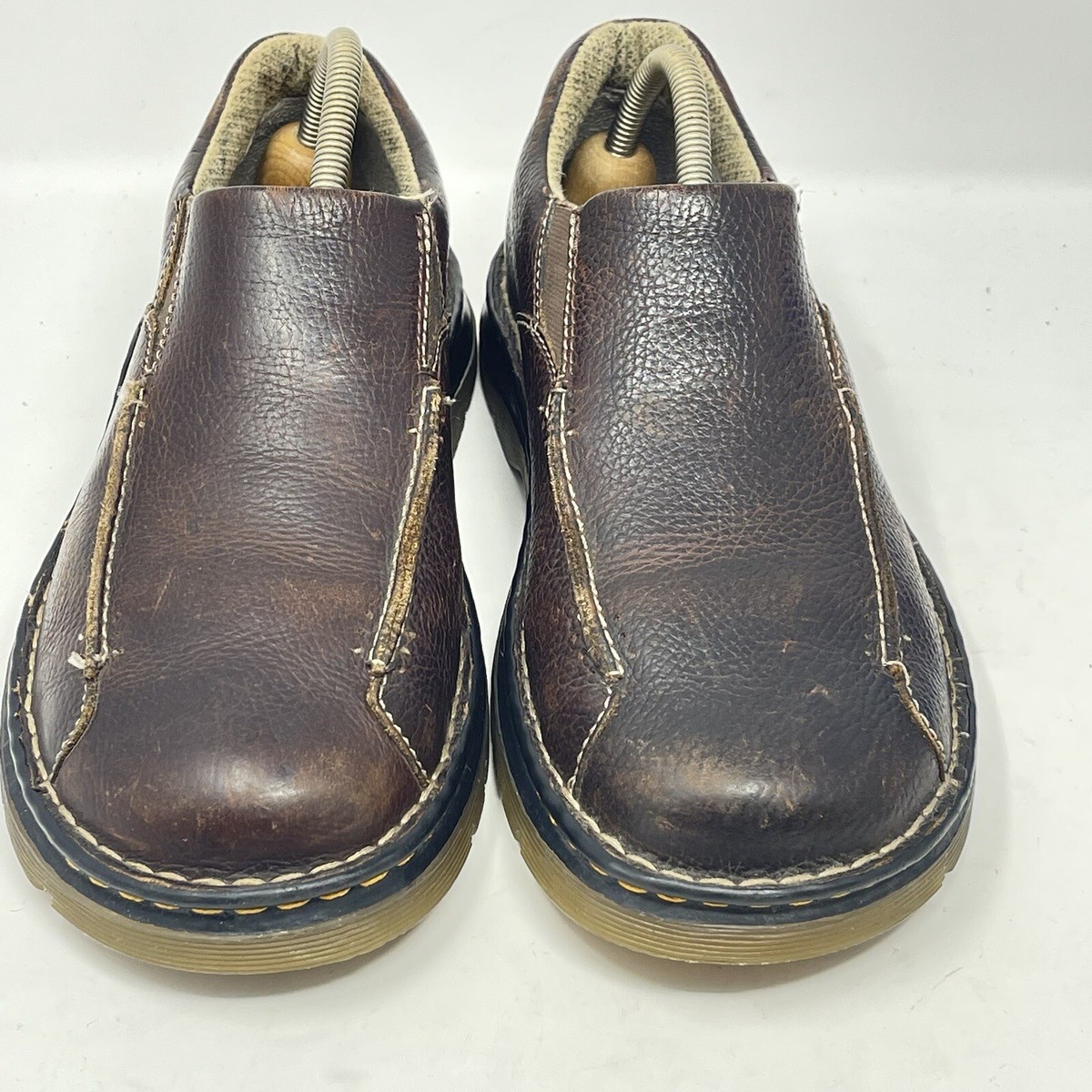 Doc Dr. Martens 11233 Brown Leather Slip-On Tevin Loafers  display picture 3