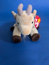 Goatee the goat, Ty beanie baby, rare with tag errors, new, excellent condition