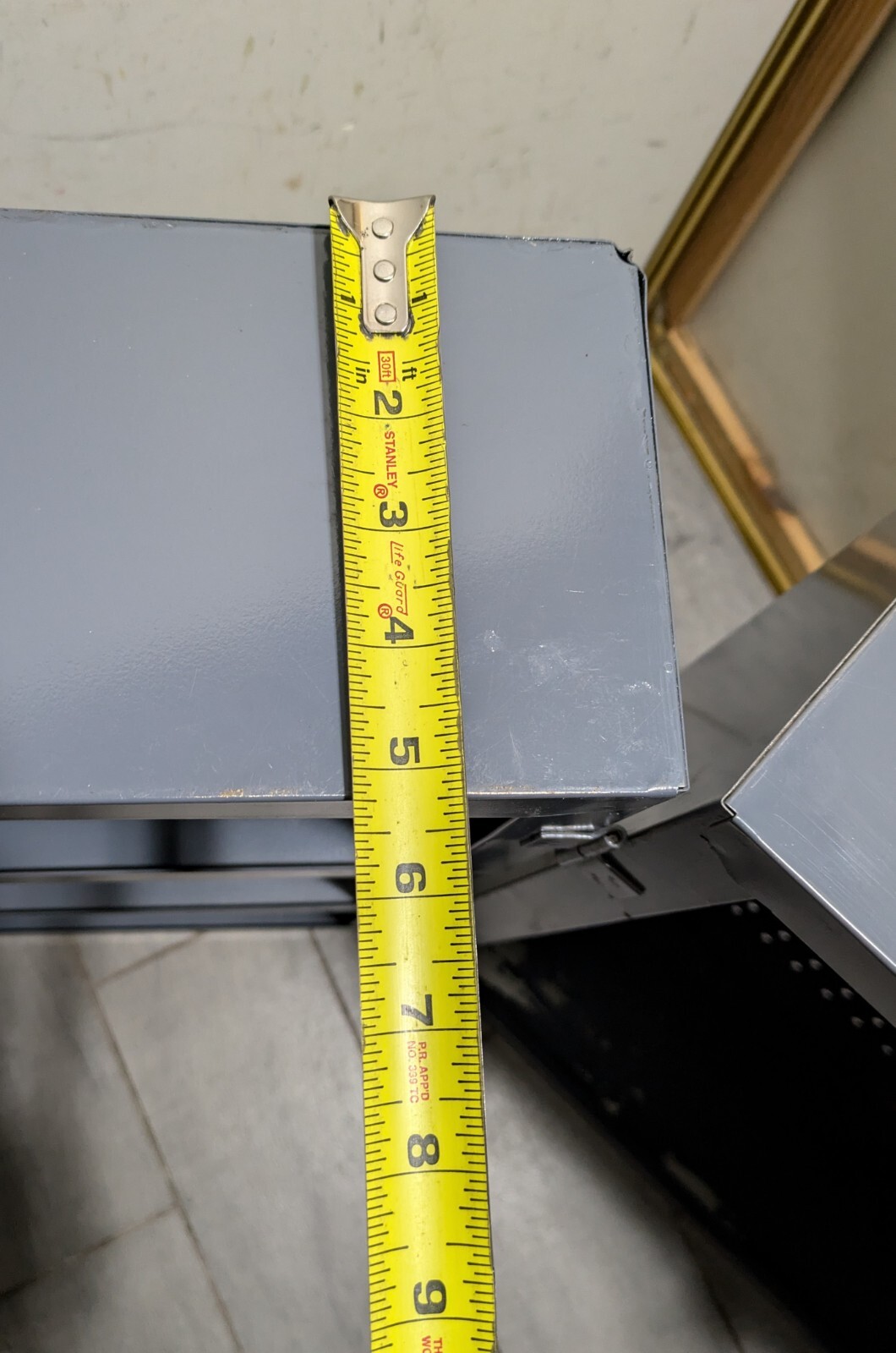 Edsal Industrial Steel Metal Wall Tool Box Work Shop Locker Cabinet w Doors B