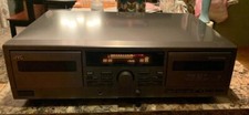 JVC TD-W209 Double Cassette Deck Dual Tape Dolby B-C NR HX Pro Auto Reverse DDRP