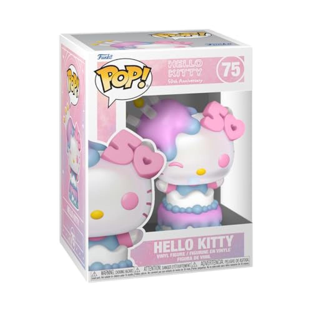 (TG. One Size) Funko Pop! Sanrio: Hello Kitty 50th - Hello Kitty in Cake - Figur
