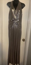 Eliza J Bronze Shimmer Mother-Of-The-Bride Evening Formal  Dress Sz 12. NWT $259